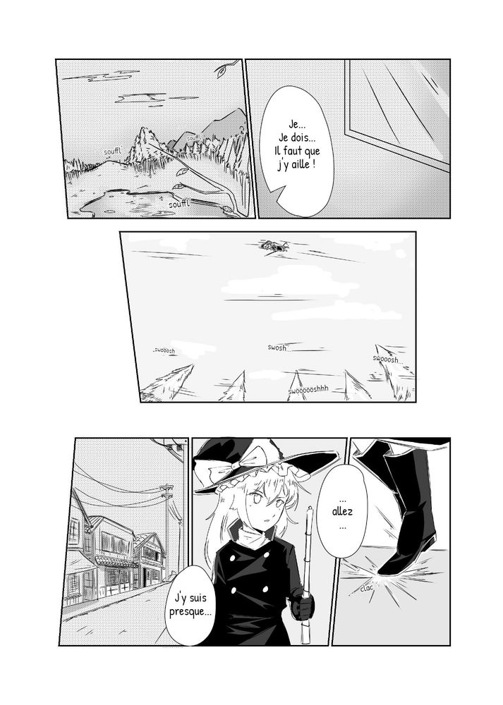 Marisa se rend dans l'un des quartiers humains d'Utopion.