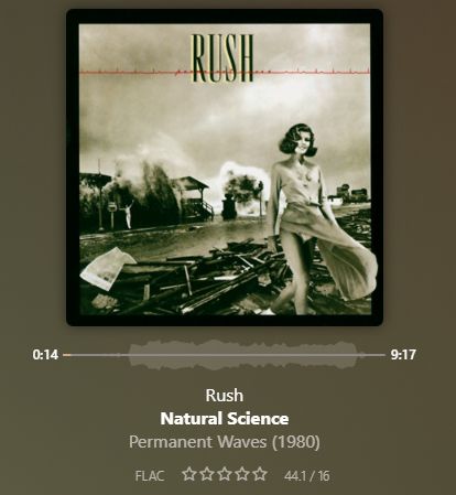 Rush - Natural Science
Permanent Waves (1980)