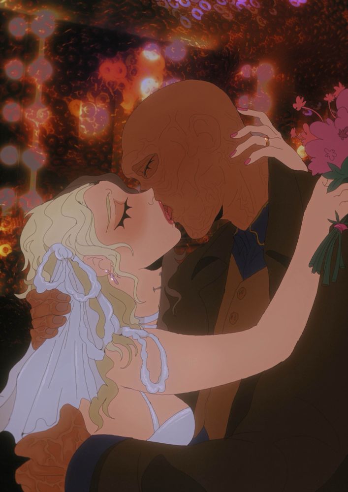Al and Cooper share a passionate kiss on their wedding day! 
