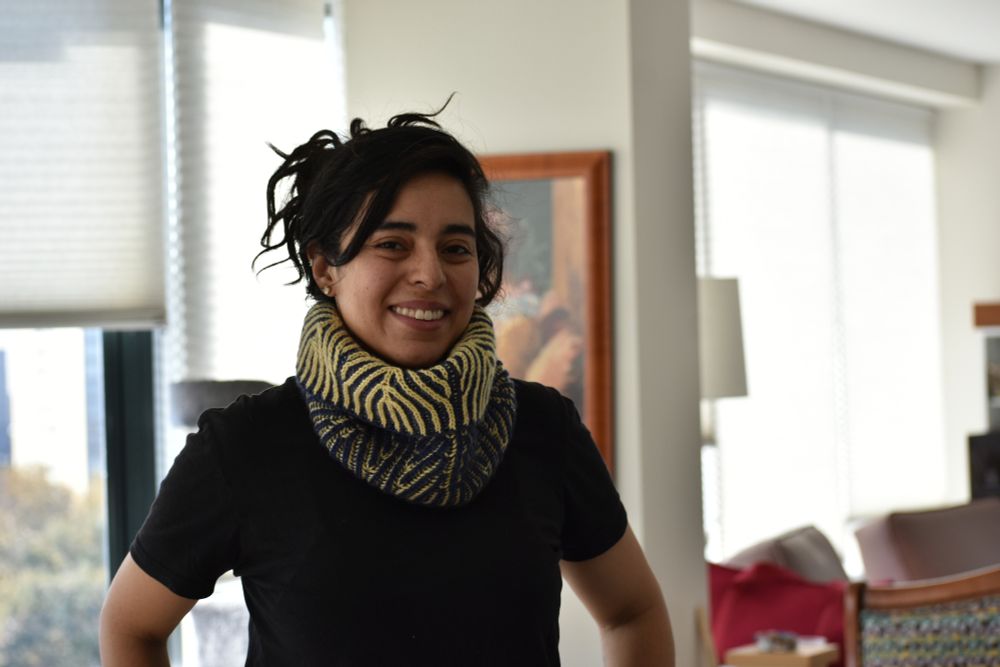 folded over so you can see both patterns