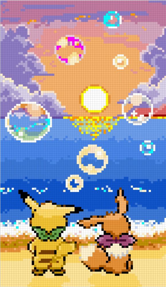 『ポケモン不思議のダンジョン』のドット絵
ポケモンデーにXで投稿したドット絵です！(再掲)