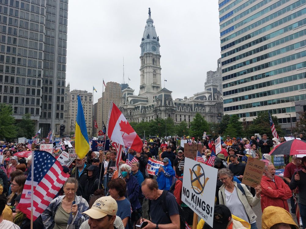 No Kings protest in Philadelphia