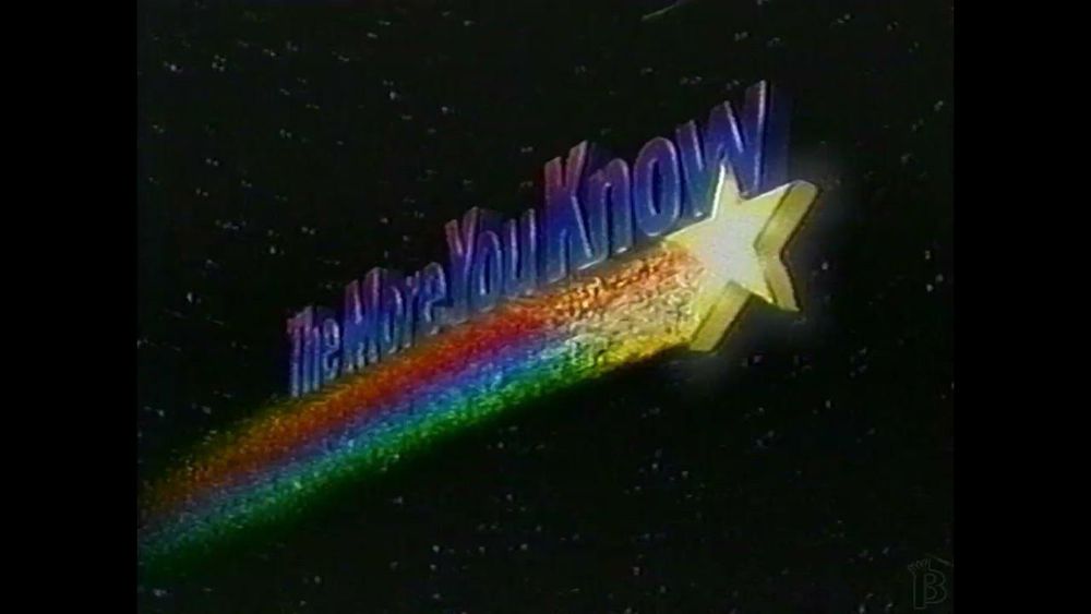 NBC’s The More You Know screen