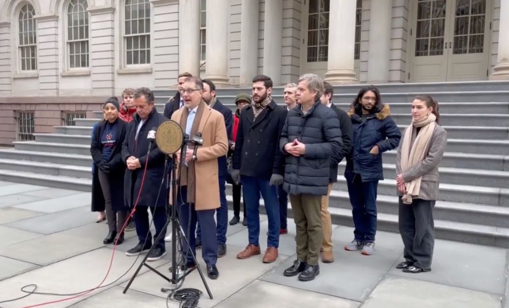 Rally in front of City Hall