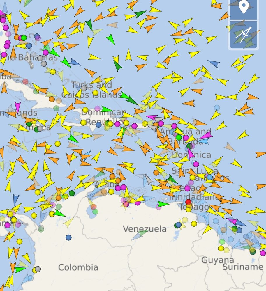 Lots and lots of boats around Venezuela 