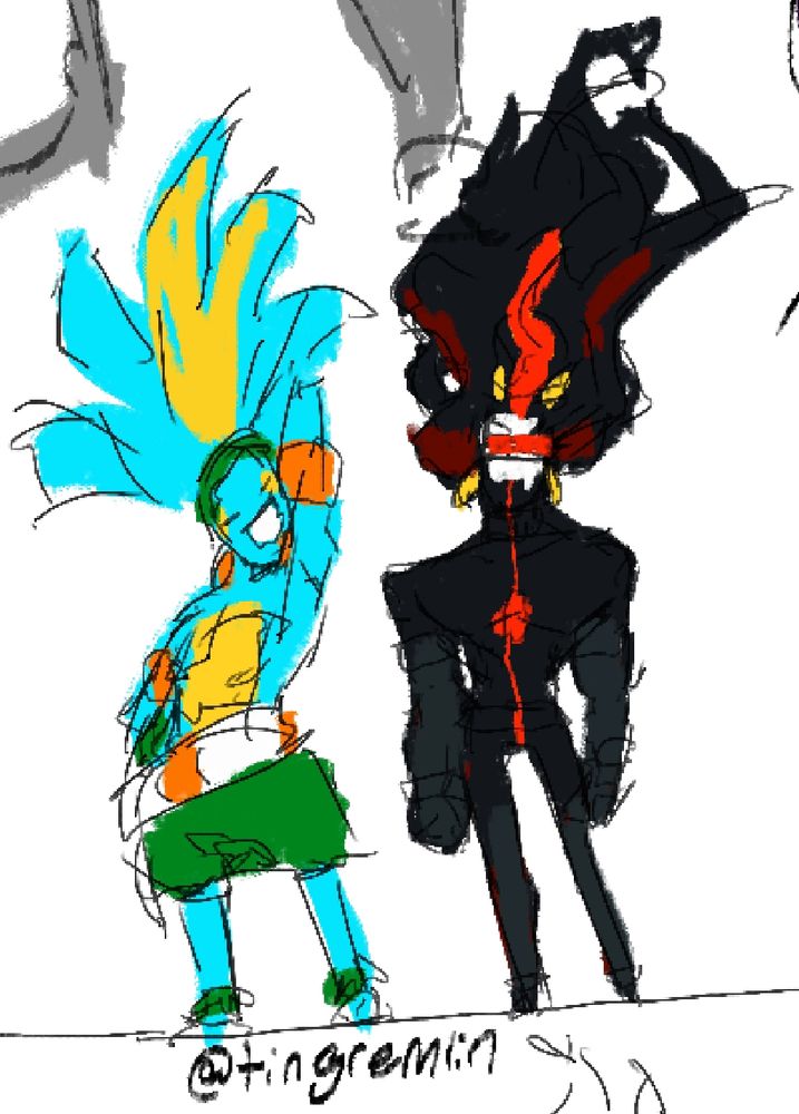 Twister and Black, I've been goin' through hell trying to find a design for Black that I actually liked for longer then a week