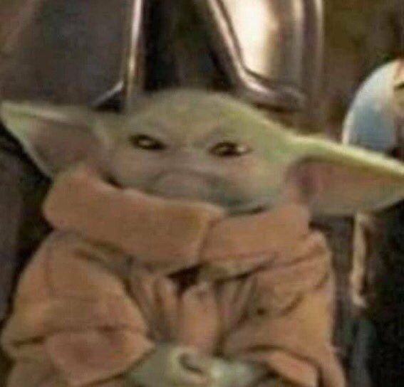 Angry Grogu specially directed at Del