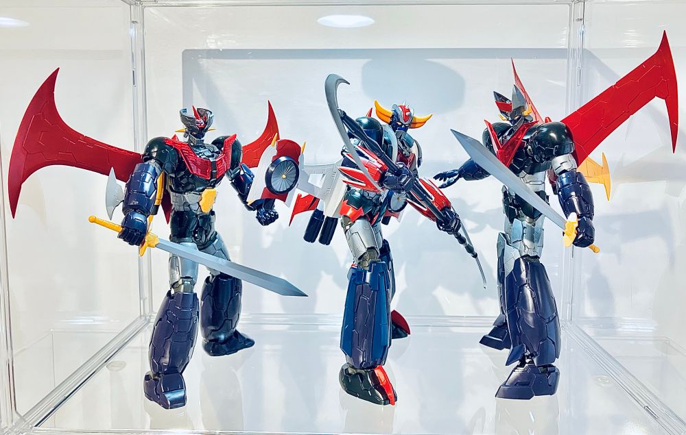 Bandai 1/144 HG Infinitism Mazinger Z, Grendizer & Great Mazinger super robots.