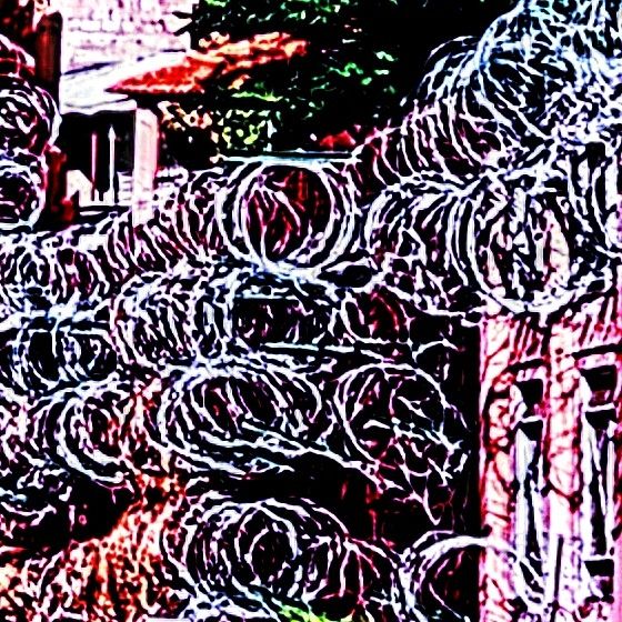 Abstract tangle of tangible impact