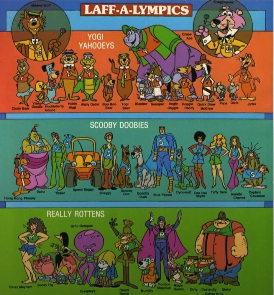 Laff-a-lympics teams 