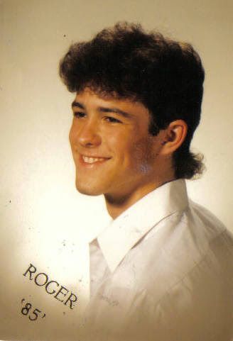 Senior year photo, 1985