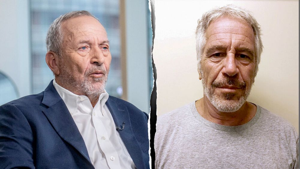 Side by side pics of Larry Summers and Jeffrey Epstein looking hard used by circumstances. 