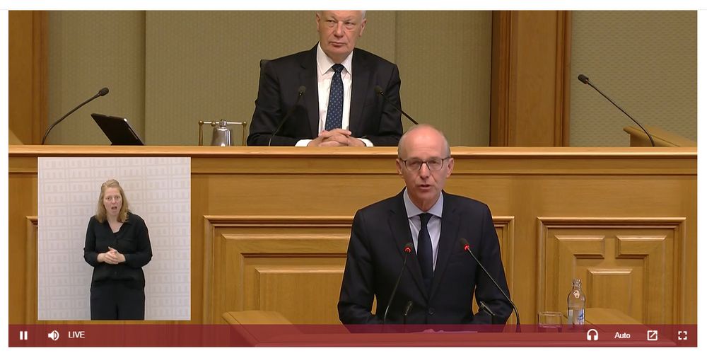 Luc Frieden in the Luxembourgish "Chambre"