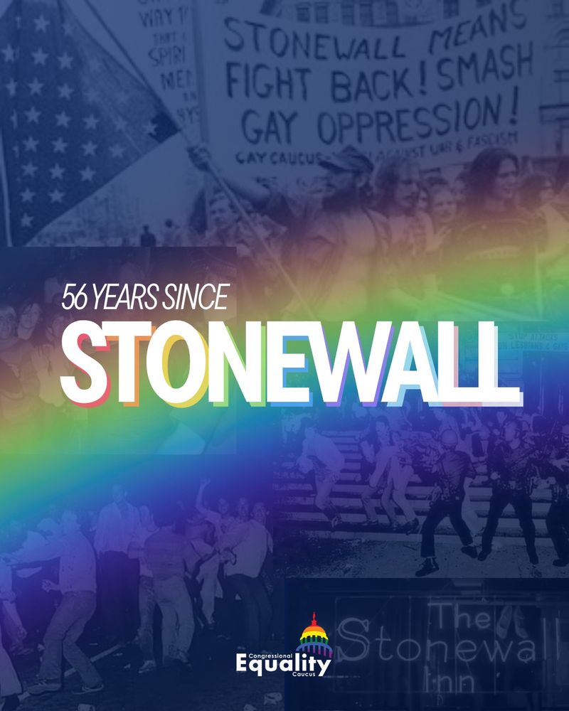 56 years since Stonewall. IMAGE: A collage of images from the Stonewall Uprising and the subsequent Pride parades that came from it.