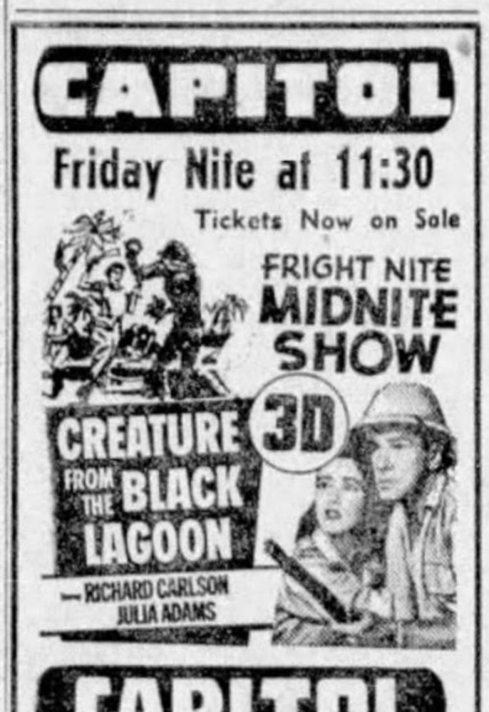 Pent-Up Passion from the Devonian Age! Could Only Her Beauty Tame Its Savage Fury?! (Grand Island Independent, April 20 thru May 1, 1954)