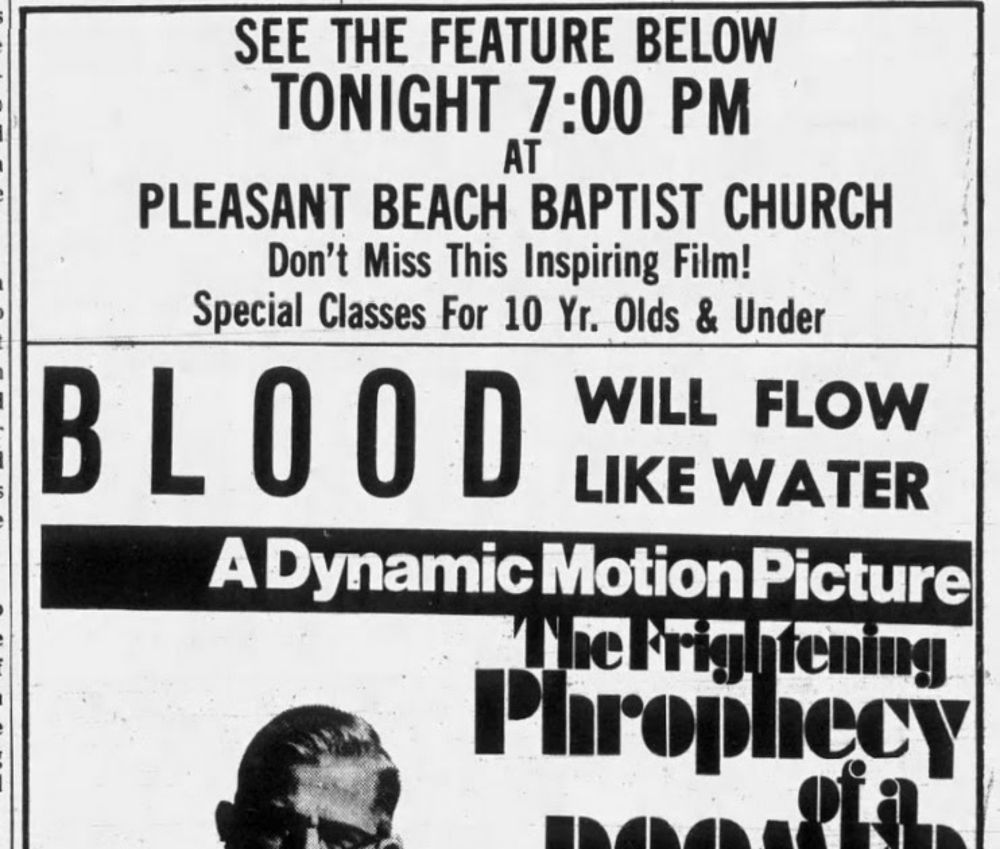 Is America Doomed? Will the Blood Flow Like Water?! This Man Sure Thinks So! (The Elizabethon Star, February 9 and February 13, 1972)