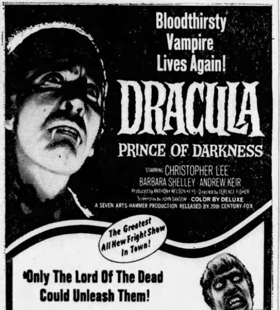 The British Are Coming! The British Are Coming! With the Kind of Scares You Like! (The Grand Island Independent, July 2 thru July 3, 1970)