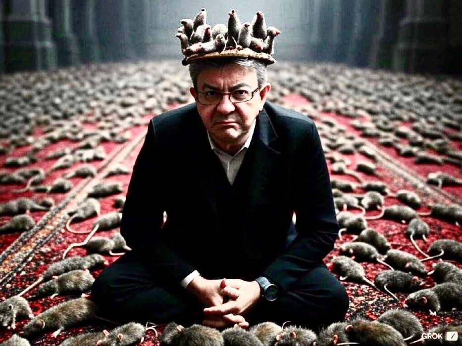 Méchant long roi des rats 