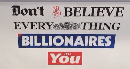 Don’t believe everything the billionaires tell  you in British newspaper fonts. Missing X and meta… 