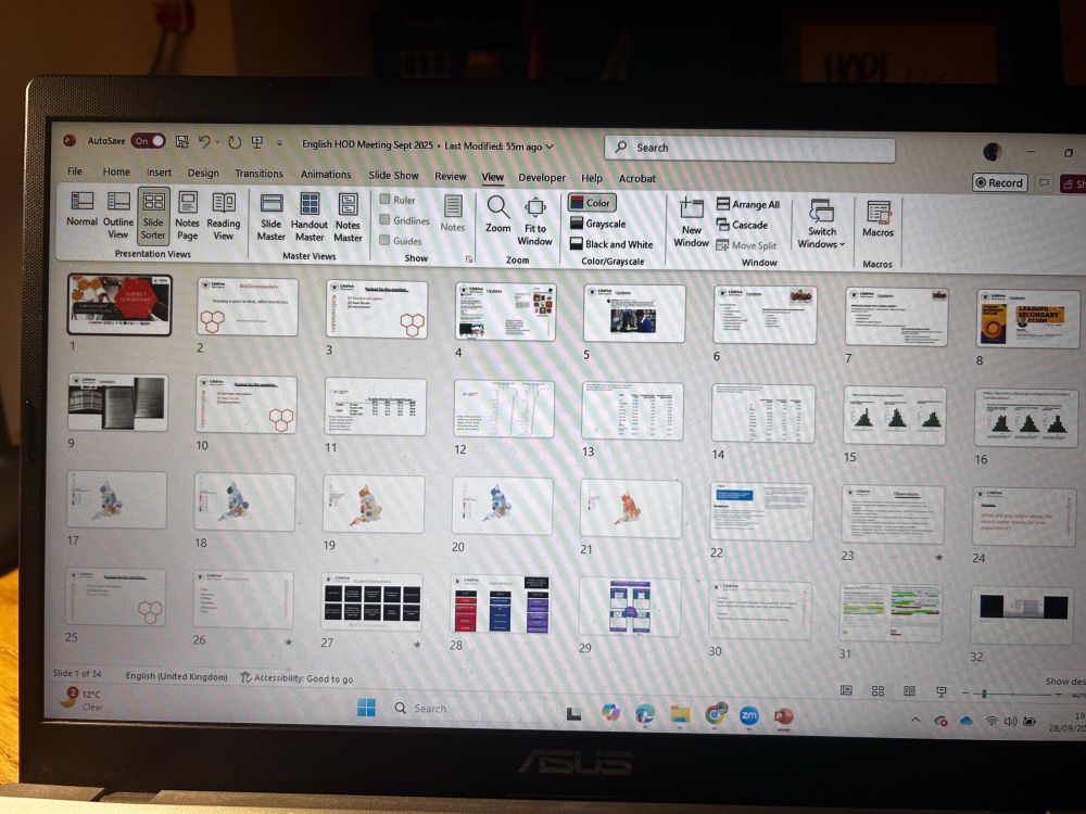 Overview of slides 