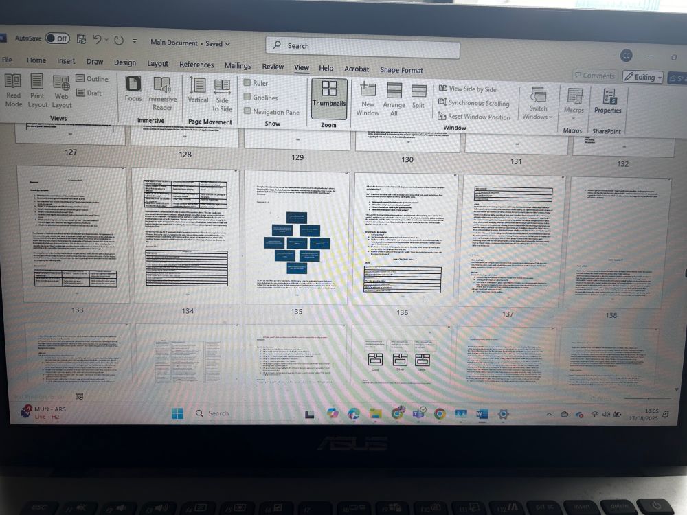 Screen shop of pages 

