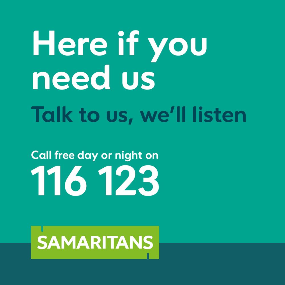 Samaritan phone number - 116 123