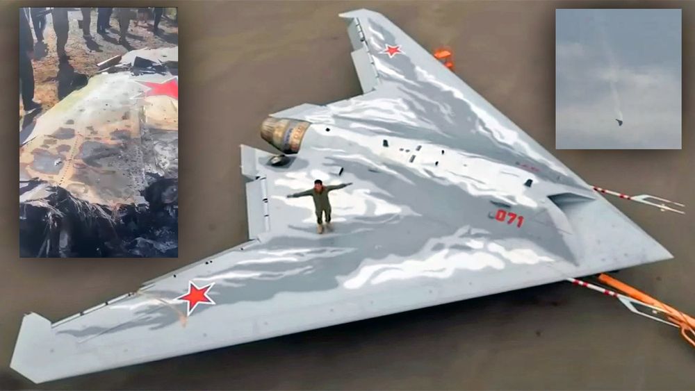 Why Did Russia Just Shoot Down Its Own Fighter-Sized S-70 Hunter Drone Over Ukraine? The S-70 Okhotnik-B flying-wing unmanned combat air vehicle was shot down by a Russian fighter miles past the front lines and its wreckage could be a big intel win.