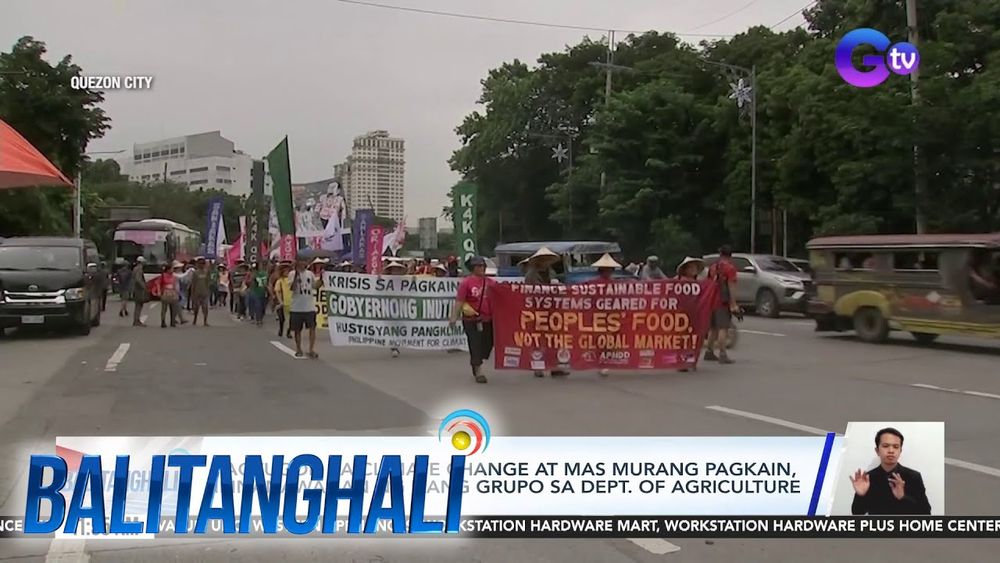 Pagtugon sa climate change at mas murang pagkain, ipinanawagan… | Balitanghali