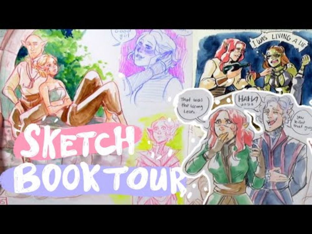 Sketchbook tour time!  📚✨