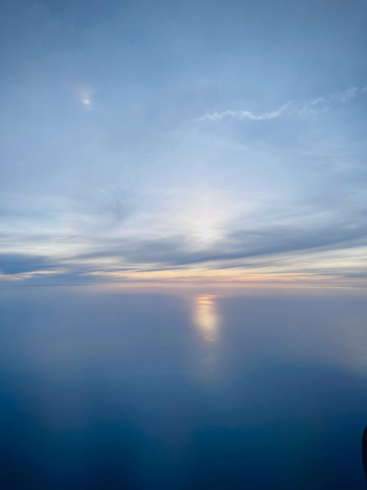 Florida skyline from an airplane 