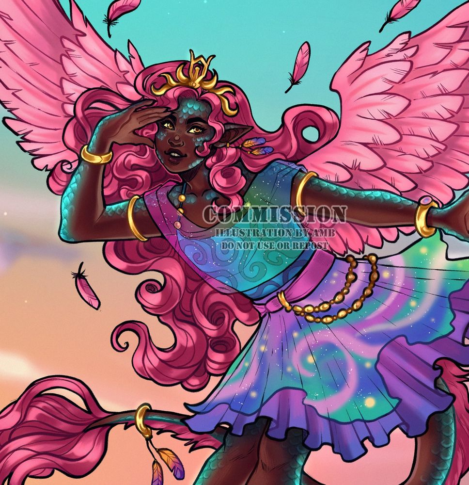 A close-up of the character. Her expression is gentle and happy as she looks at the viewer.