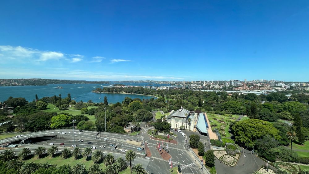 Hotel view of Sydney