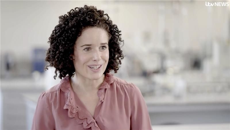 Prof.Sarah Berry is interviewed by ITV.