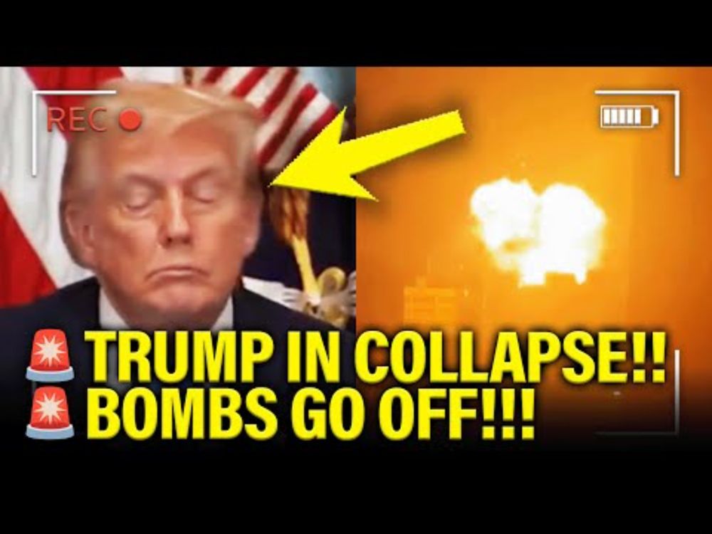 Trump NEARLY CRASHES at Meeting as EXPLOSIONS HIT
