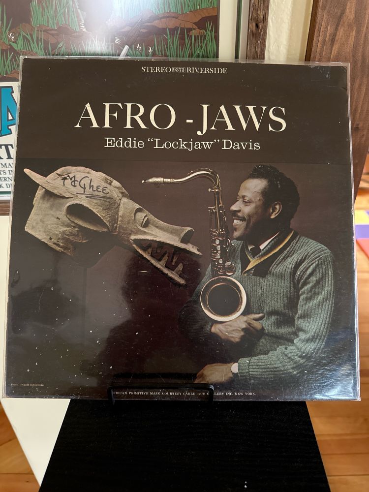The cover of Eddie “Lockjaw” Davis’s album “Afro-Jaws”