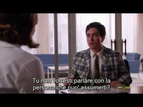 Mad Men - Michael Ginsberg's job interview (sub ita)