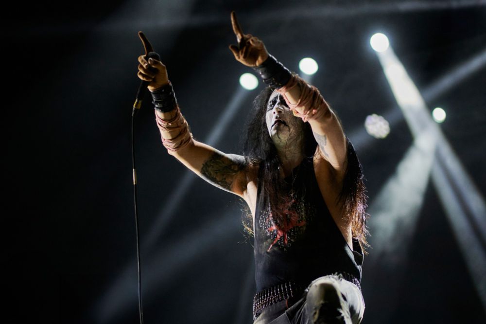 The Stone band singer Glad live on Exit festival