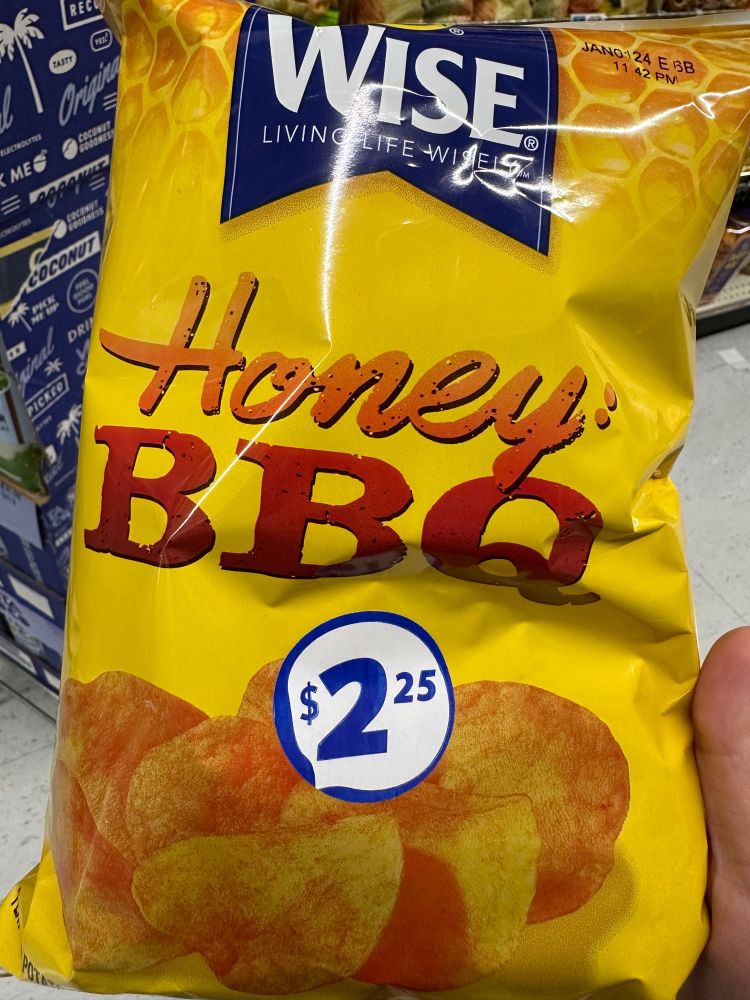 The chips are $2.25 now