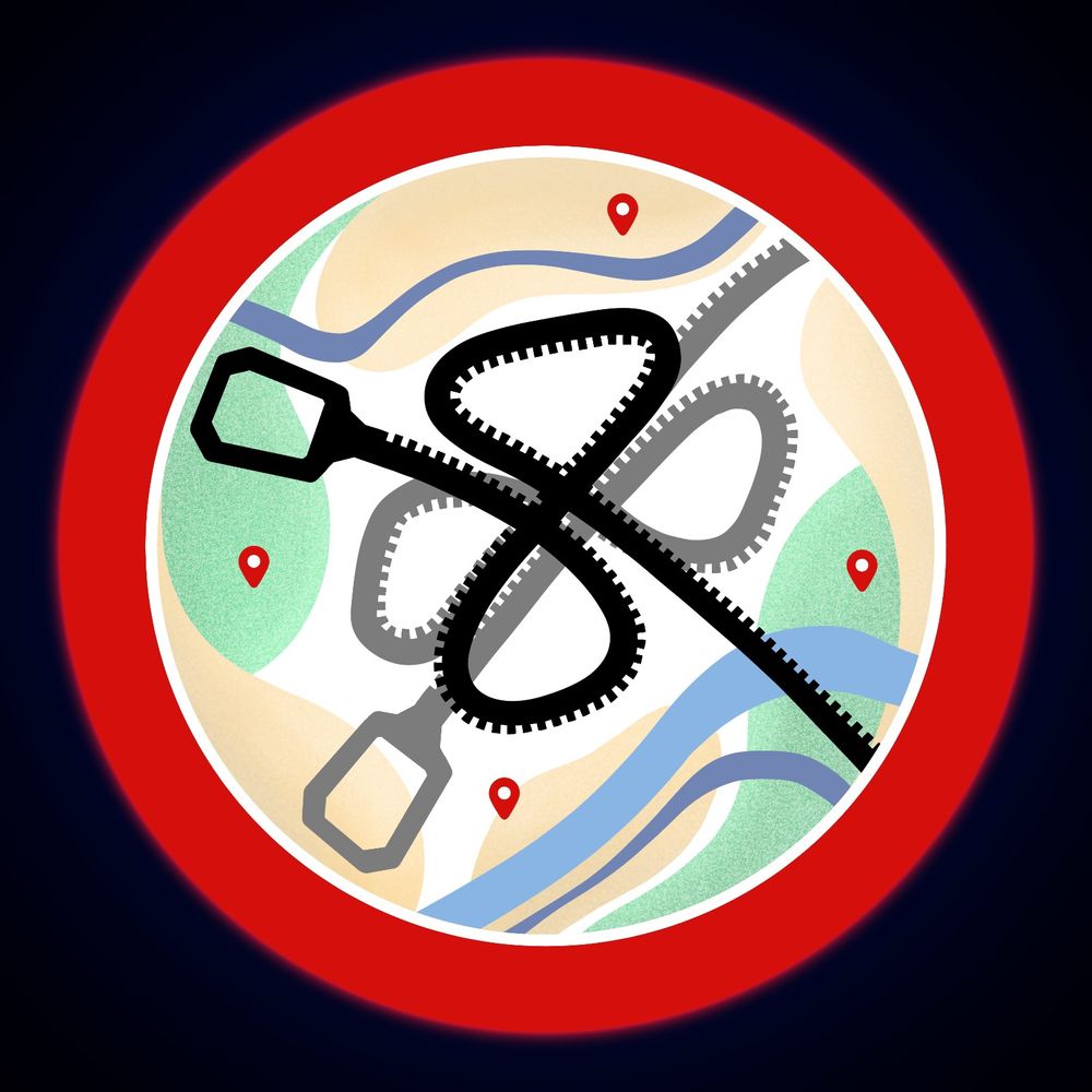 Logo del SE-30 RPM. Inspirado en una señal de tráfico de límite de velocidad, redonda con borde rojo llamativo. El diseño interior está basado en un nudo de carreteras de la propia SE-30, autovía de circunvalación de Sevilla. Las carreteras del nudo están representadas, haciendo esa misma forma, por las jaretas de unos lanzadores de Beyblade X. 