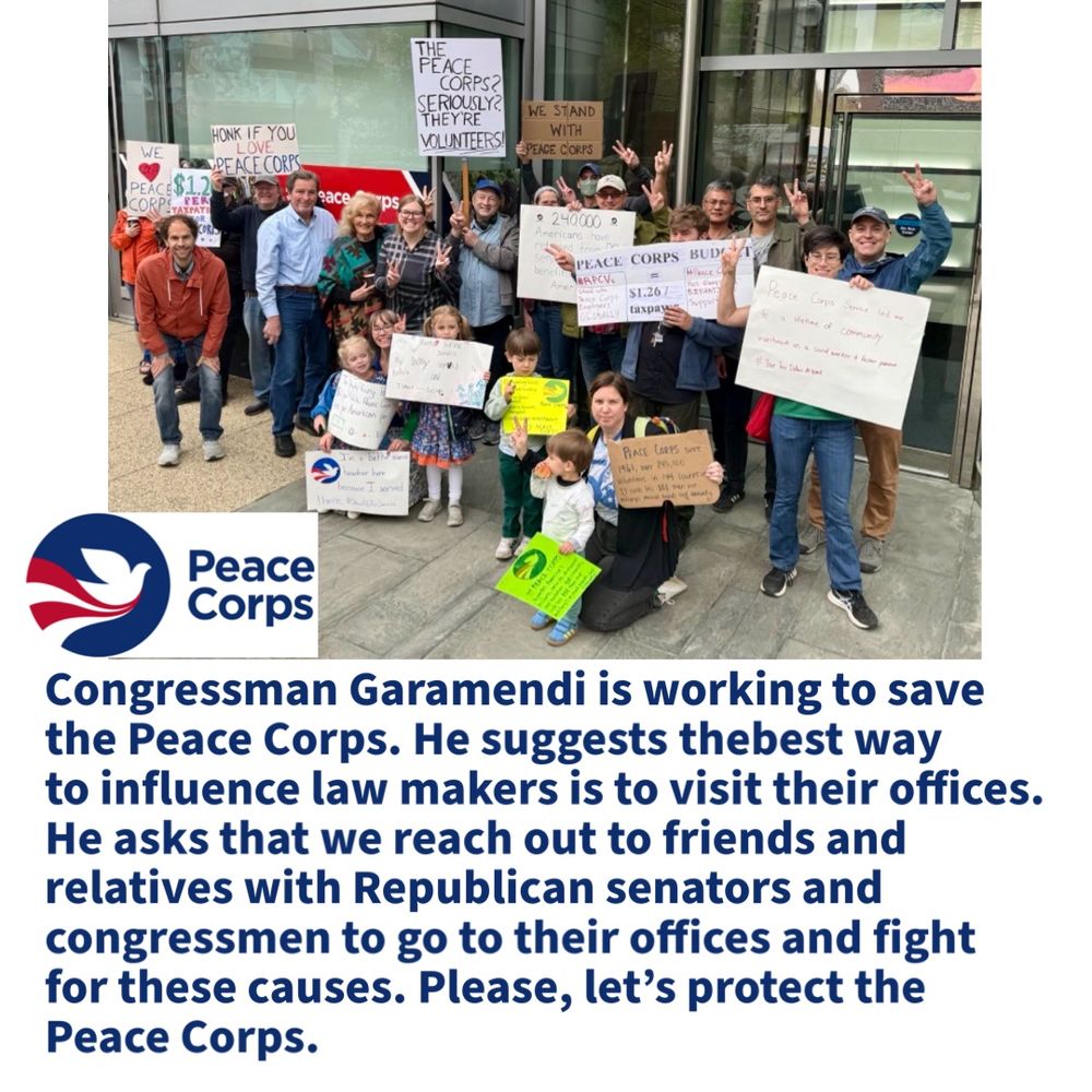 Peace Corps supporters 