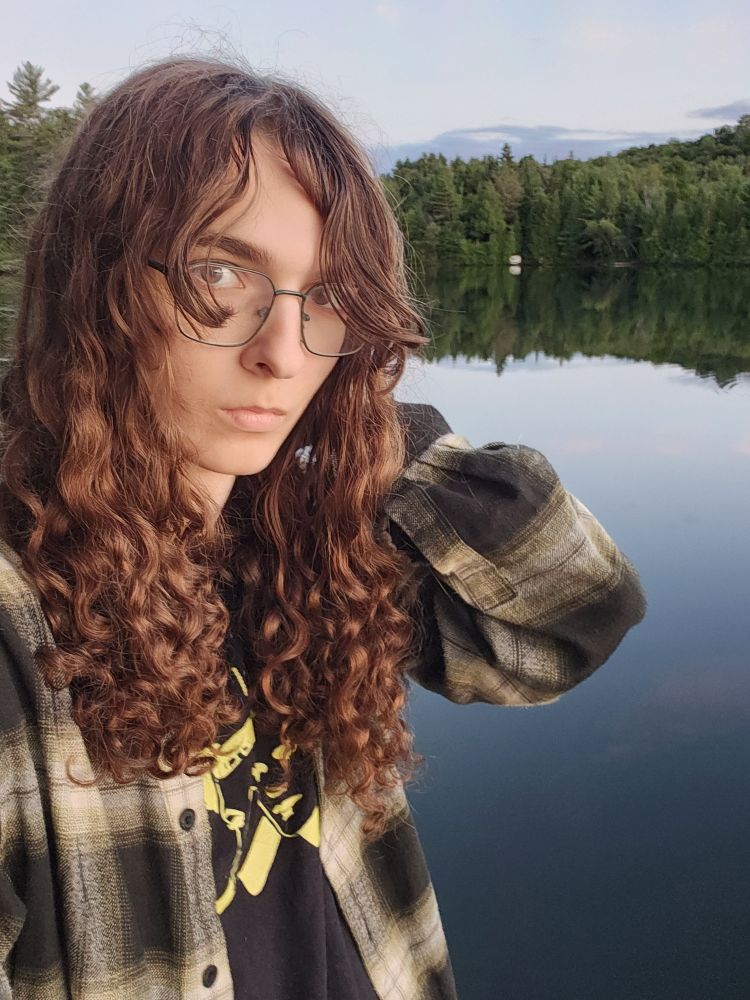 me standing in front of the lake 