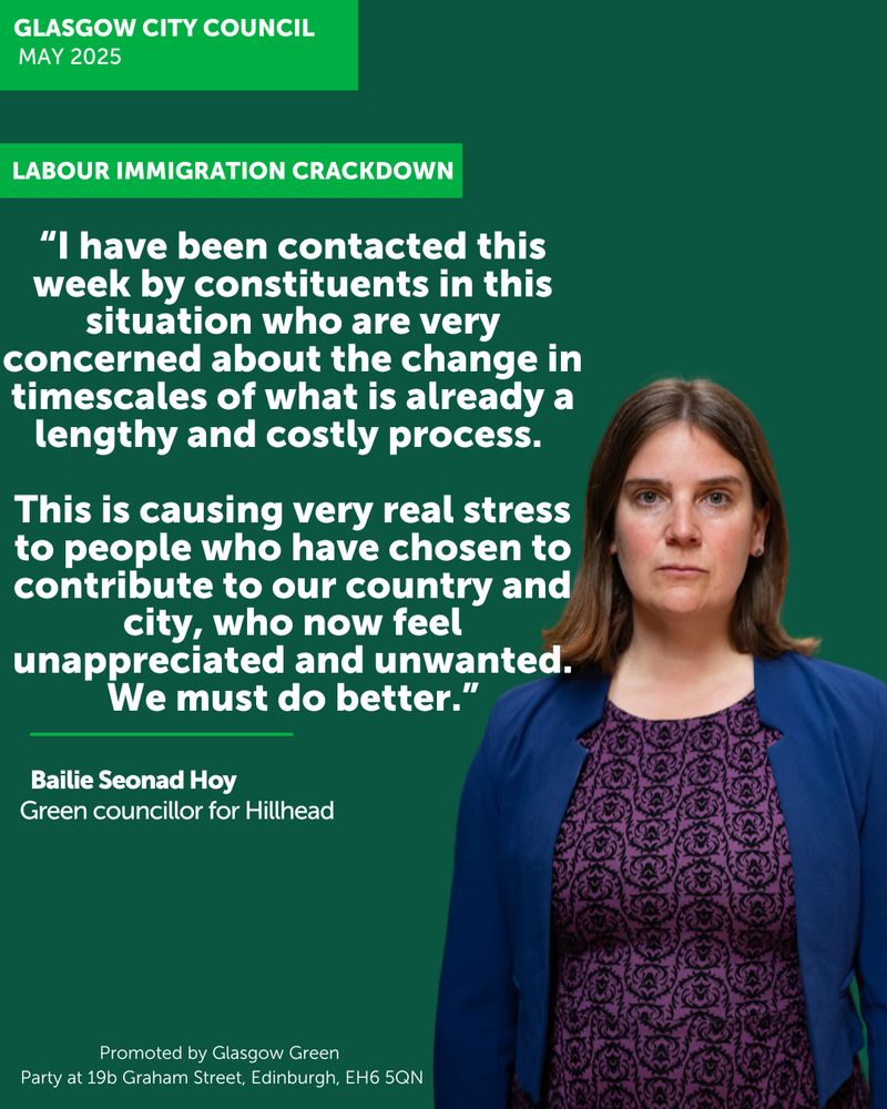 quote: “I have been contacted this week by constituents in this situation who are very concerned about the change in timescales of what is already a lengthy and costly process. 

This is causing very real stress to people who have chosen to contribute to our country and city, who now feel unappreciated and unwanted. We must do better.”
