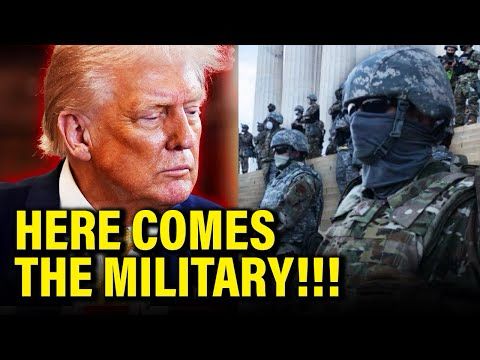 Trump in PANIC MODE as MILITARY SWARMS DC