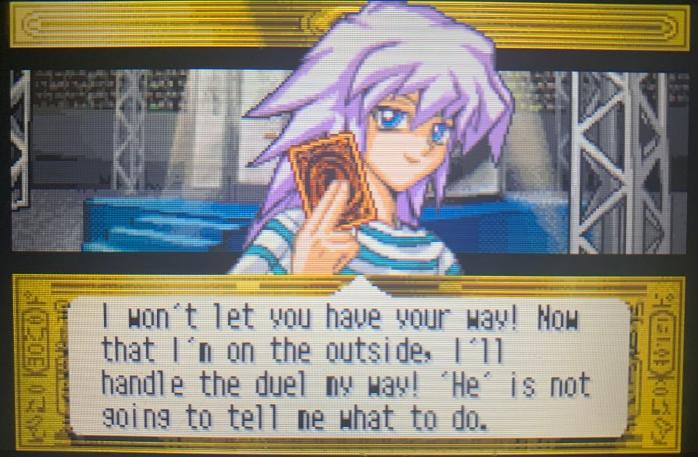 bakura is here and hes very cute