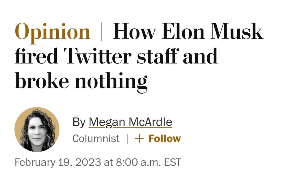 Megan McArdle also being dumb