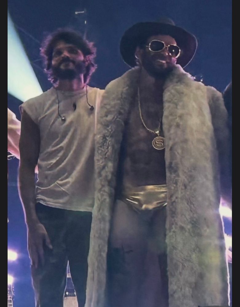 Cotter and Rick enjoying the moment 