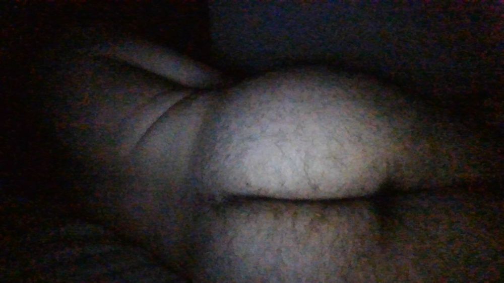 im naked in bed, laying down on my side, the camera is where I'd put my big spoon, if I had one that is