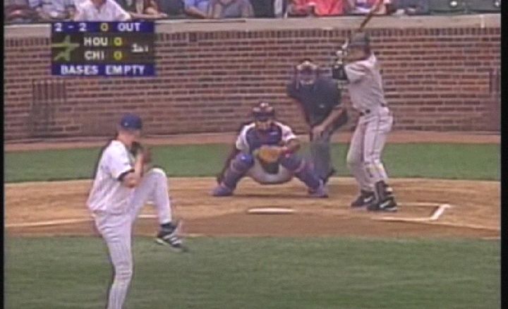Kerry Wood's 20-K game in 1998 features zero ads behind the plate.