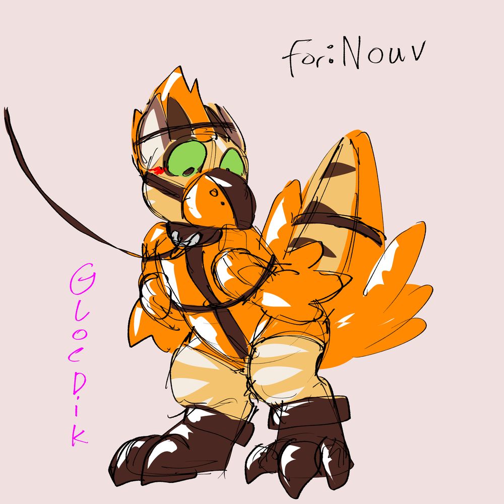 sketch coms, chocobo, kobold, suit, uhhh, petsuit