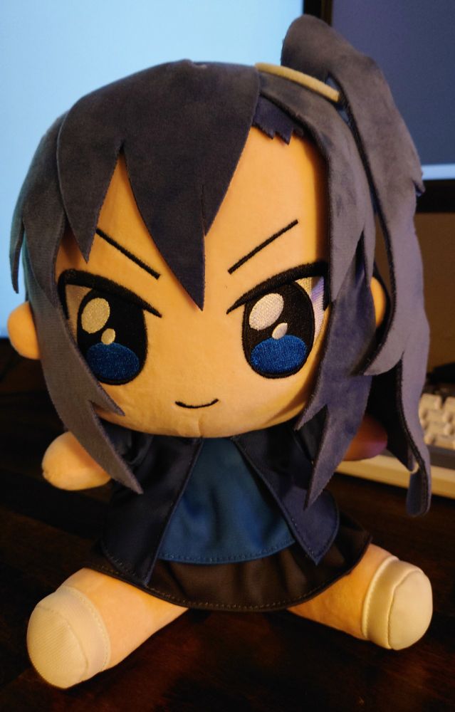 Tsubasa Kazanari plush sitting.